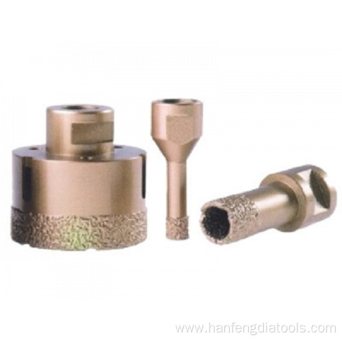 Vacuum Brazed Diamond Core Drills